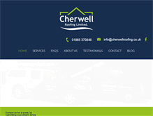 Tablet Screenshot of cherwellroofing.co.uk